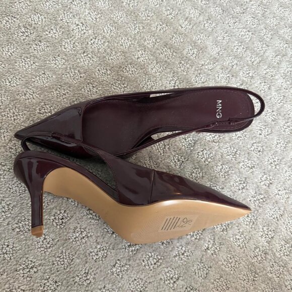 Mango Women's Burgundy and Purple Courts - Picture 2 of 3